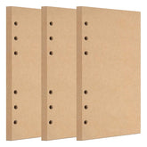 WWYSSZ Ring Binder Refill Paper Kraft Paper A5 Refillable 3 Pack Note Paper 6 Holes 135 Sheets Refillable Refill Paper Refill Inserts for Agenda Planner Diaries Daily Diary Sketches